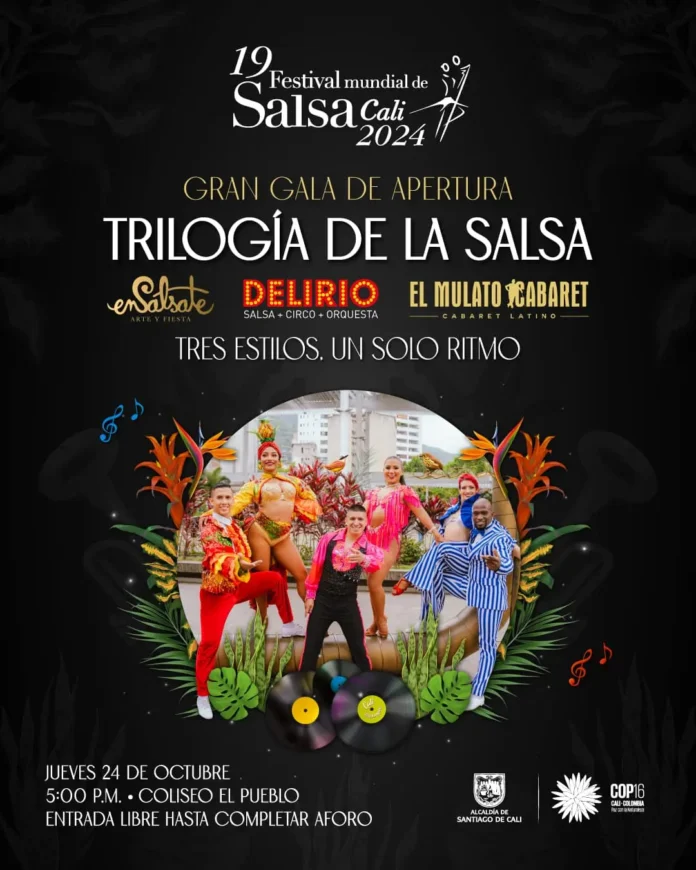 Cartel del evento “Tres Estilos, un Solo Ritmo”